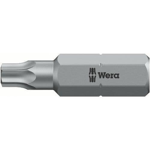 Coffert med Torx-bitar - WERA - 867/1 Z - 10 delar - Typ TX 20 - Grå