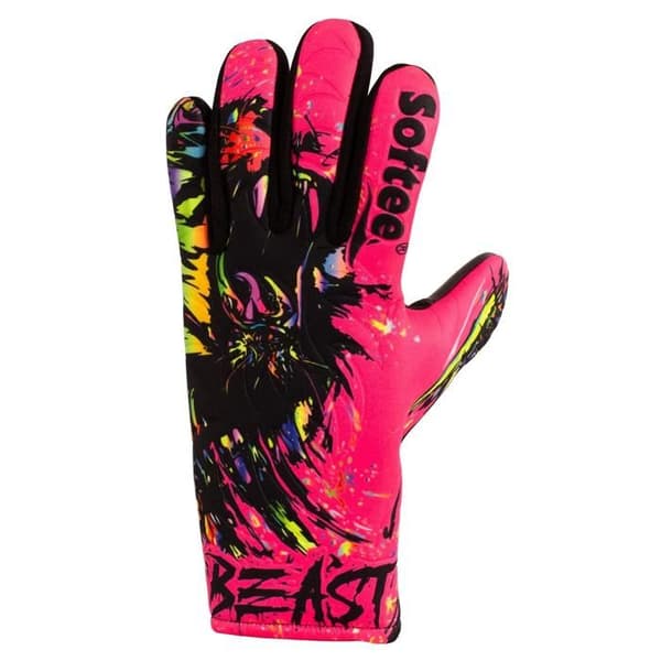 Målvaktshandskar - SOFTEE - Beast Emboss - Handflata latex - Baksidan neopren - Elastisk stängning