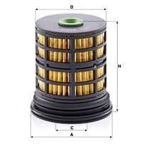Bränslefilter MANN-FILTER PU7006