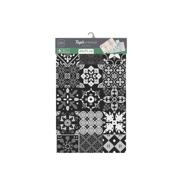 Tapis Dekorationstryck "Salou" 45x75cm Grå