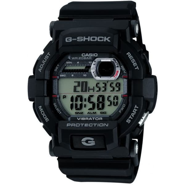 Casio G-SHOCK GD-350-1ER Klocka - Retro stötsäker herrklocka - Svart - Kvarts - Digital