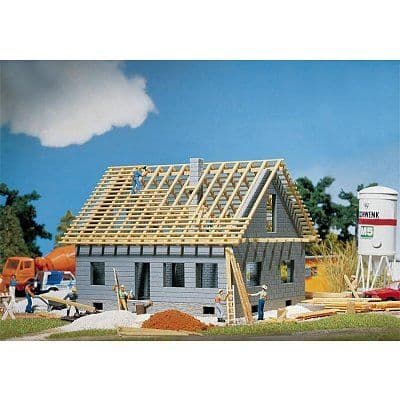 Modellering - Hus under uppbyggnad