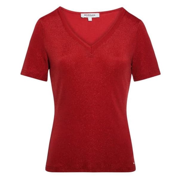 Röd T-shirt Dam Morgan Diwis