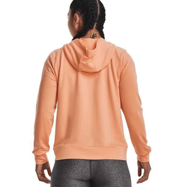 Under Armour Rival Terry zip hoodie - Orange - Dam