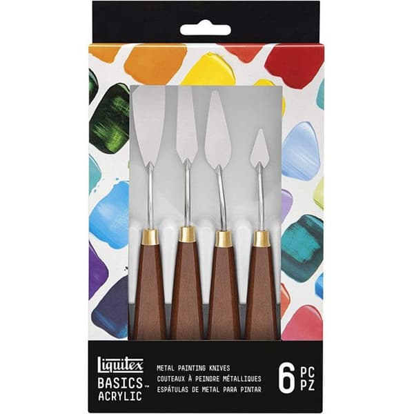 Set med 6 målarknivar - Liquitex