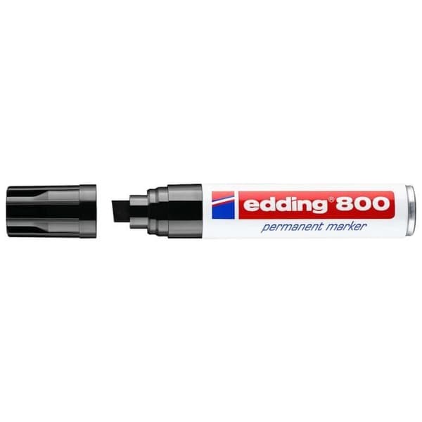 edding Permanenta markörer 2 st Svart 800