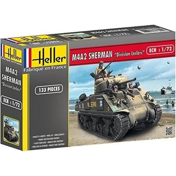 Modell - HELLER - ASSAULT TANK - M4A2 SHERMAN - SKALA 1/72 - CLASSIC