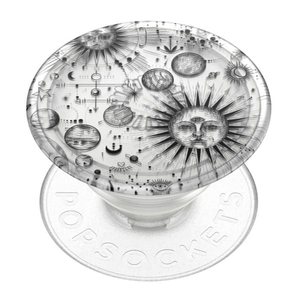 Mobilskal - POPSOCKETS - PopTop - Translucent Cosmic Sun - Miljövänlig - Mjuk
