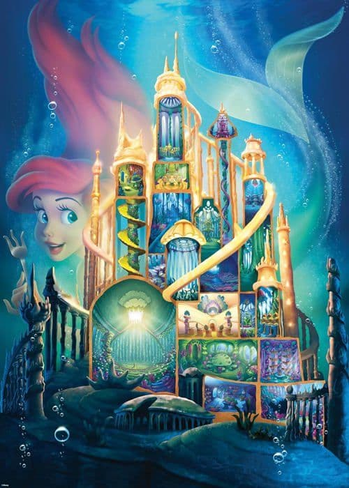 Ravensburger - Ariel Disney Castles Pussel 1000 bitar