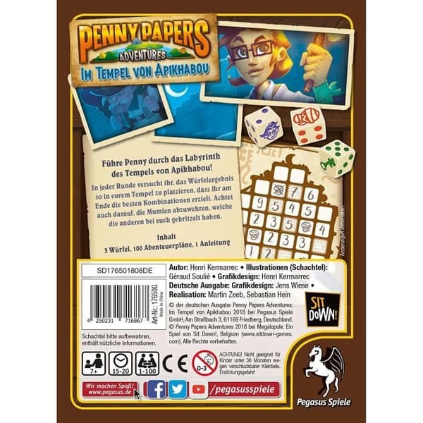 Pegasus Spiele brädspel - tysk version - 17650G