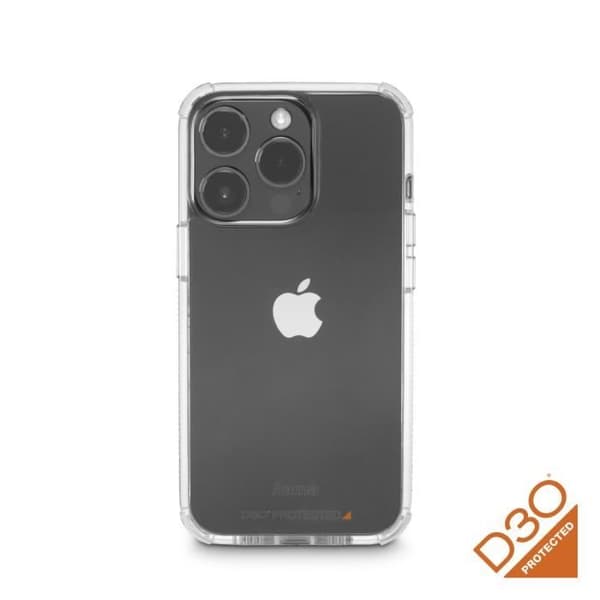 Hama Coque D3O för iPhone 15 Pro - Transparent, stöt- och fallskydd