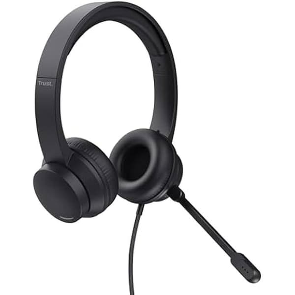 Hörlurar - TRUST - HS-150 - Trådad - Över örat - Jack 3,5mm