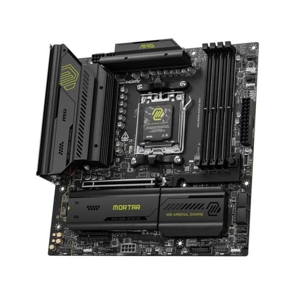 MSI MAG B850M MORTAR WIFI Moderkort Micro ATX Socket AM5 Chipset AMD B850