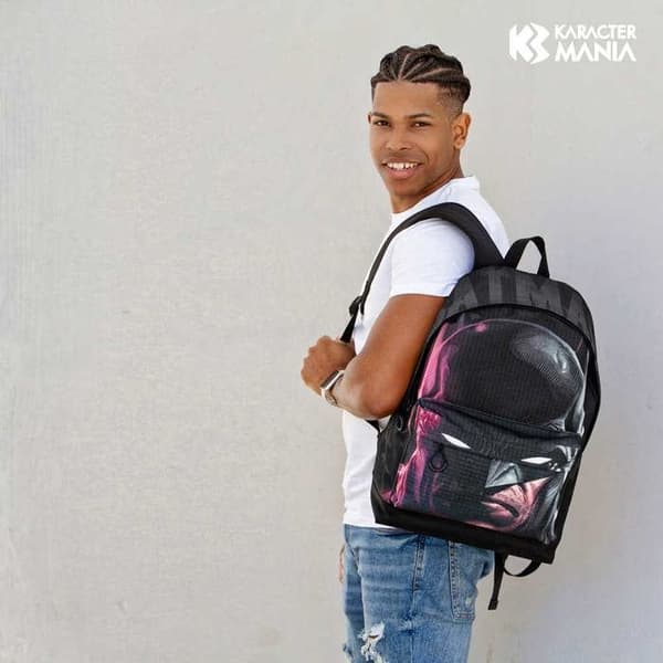 Sac à dos HS FAN 2.2 - DC Comics Batman Face - Svart - One Size