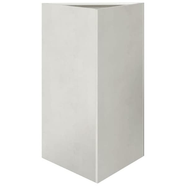 vidaXL Triangulär plantering 50x43x75 cm rostfritt stål, utomhusplantering, blomlåda, trädgårdslåda, 851179