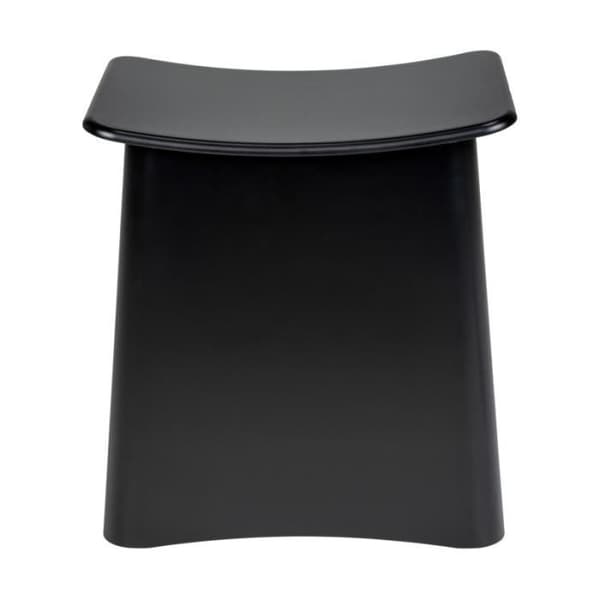 Badrumspall - WENKO - Wing - Svart - 33 L - H 48 cm