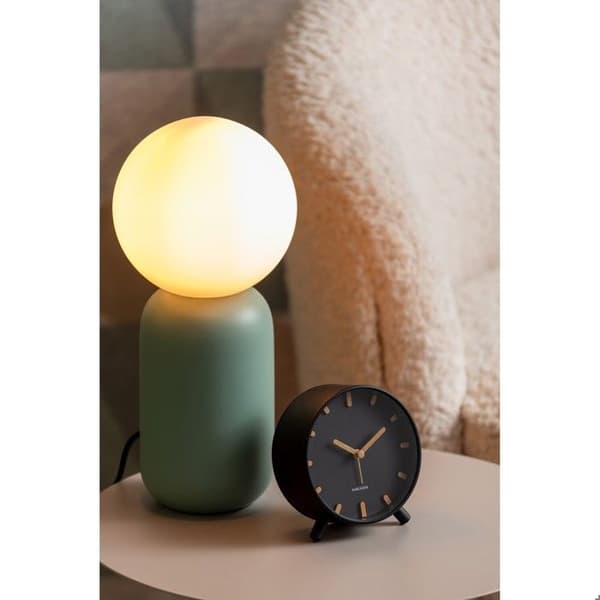 Väckarklocka - KARLSSON - Grace - Metall - Analog - Chic - Vit