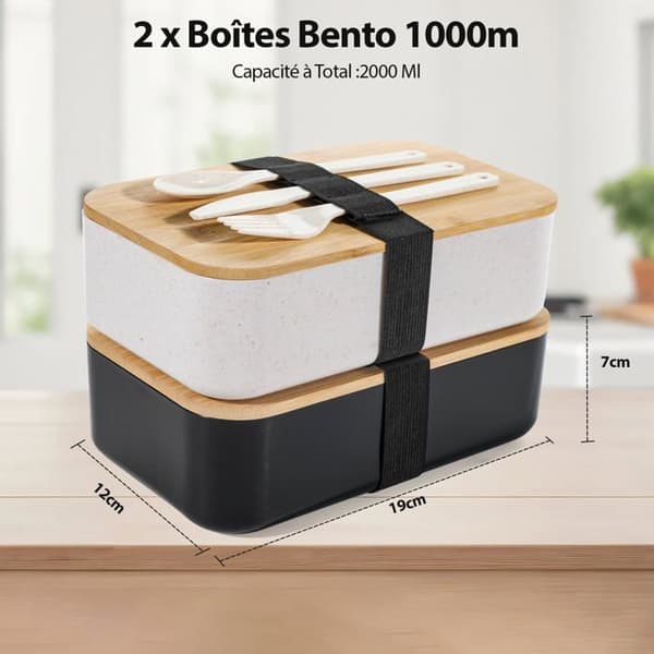 Lunchbox - Cheerhom - Blå - 1000 ml - Mikrovågssäker - Stötresistent