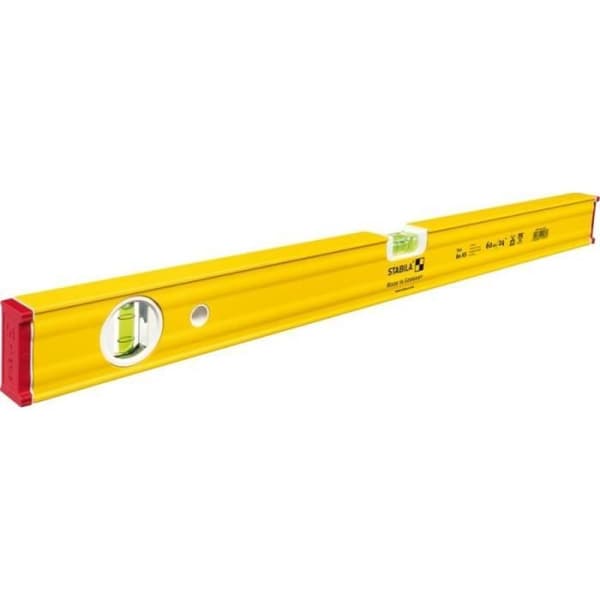 Bubblenivå - STABILA - 80 AS - 120 cm - Aluminium - Precision 0,5 mm/m