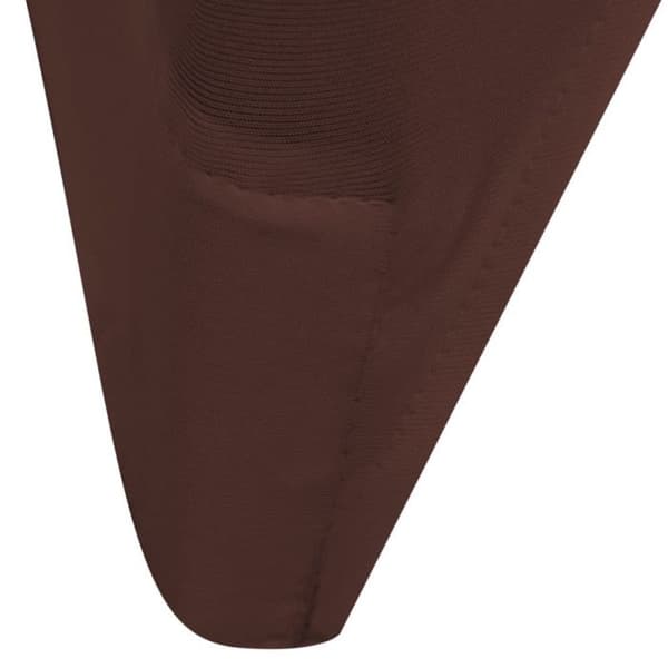 vidaXL Stretch Stolsöverdrag 4 st Brun