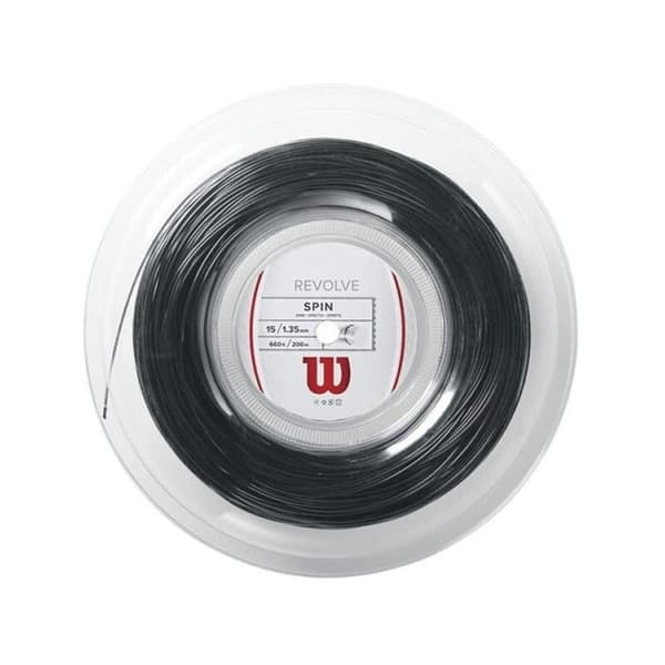 Wilson Revolve tennislina - Svart - 1,25 mm