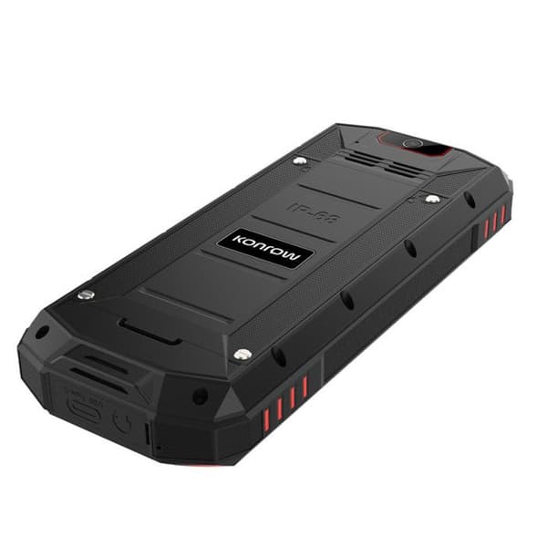 Stötsäker telefon - KONROW - Stone Next - 2.4'' - IP68 - 4G - Dubbel SIM - Svart