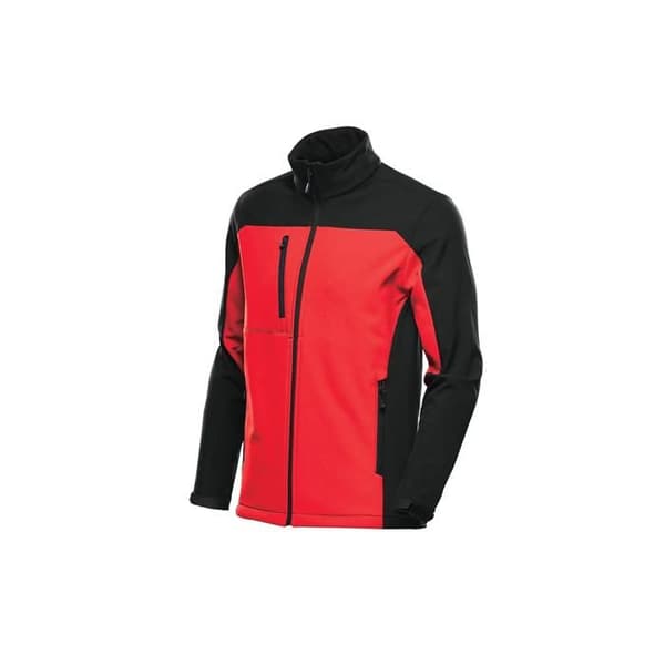 Stormtech Cascades 3-lagers softshell-jacka - klar röd/svart