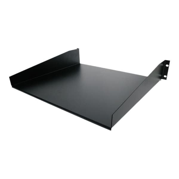 STARTECH Universal Server Skåp Hylla - För Rack - Svart