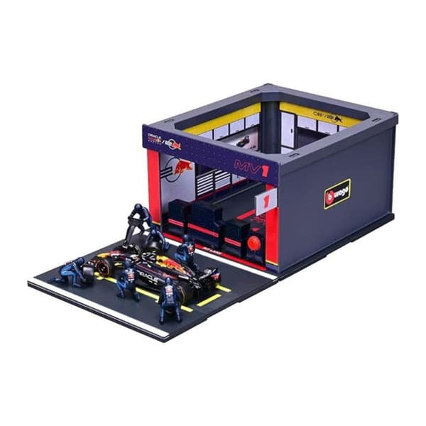 Bil - Bbugaro - Pit Stop Red Bull RB20 #1 Verstappen - Diorama - 1:43
