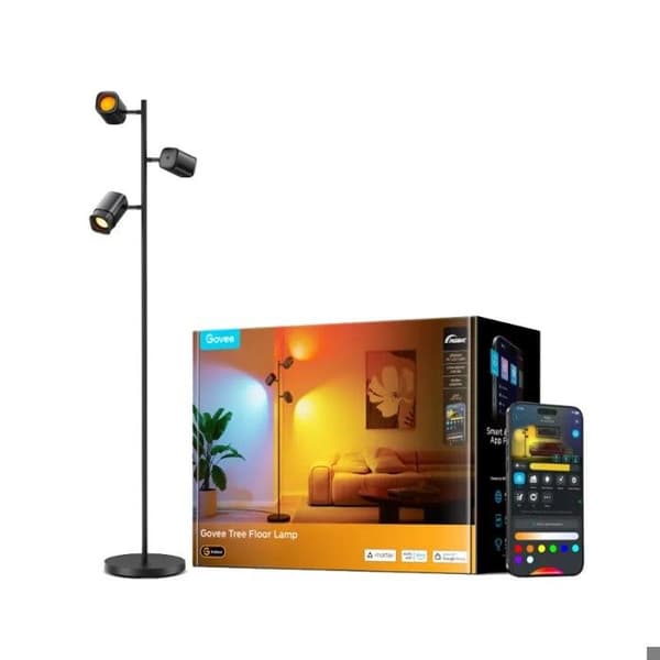 Govee Smart WiFi Bluetooth 72W RGB LED-golvlampa