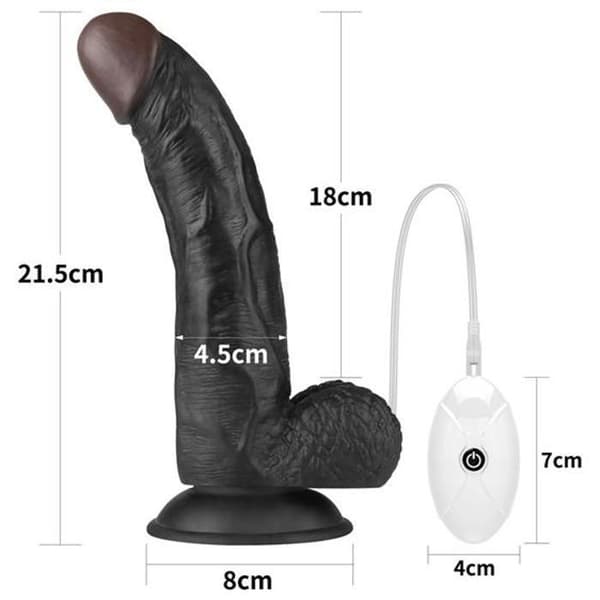 Lovetoy Easy Strap On 8,5'' Svart
