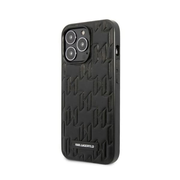 iPhone 13 Pro Max-fodral Karl Lagerfeld Monogram Svart