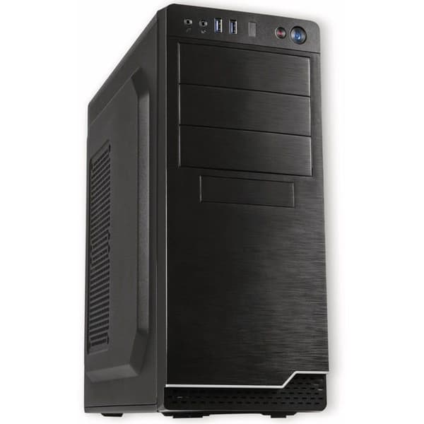 PC-tornhus - INTER-TECH - IT-5916 - Svart - 500 W - 4 fläktar