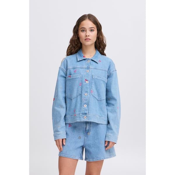 Jeansjacka dam Ichi Jaella