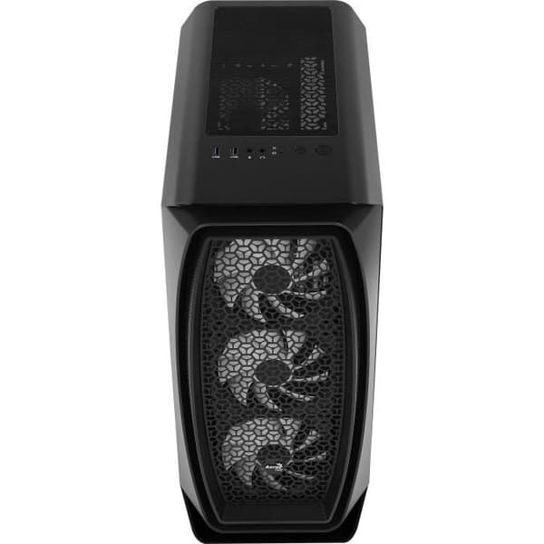 AEROCOOL PC CASE Aero One Mini Frost - Mini Tower - Svart - E-ATX-format (ACCS-PB18043.11)