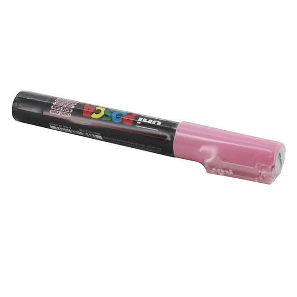 Markör - POSCA - Extra Fin Spets - Ljusrosa - Opaque - Linjebredd 0,7 mm