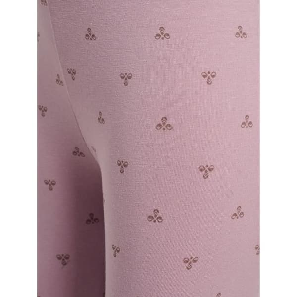 Barnleggings Hummel BEE AOP - lila skugga