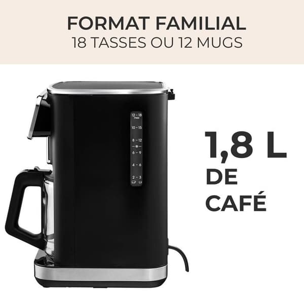 Lagrange 529010 Svart rostfritt kaffebryggare