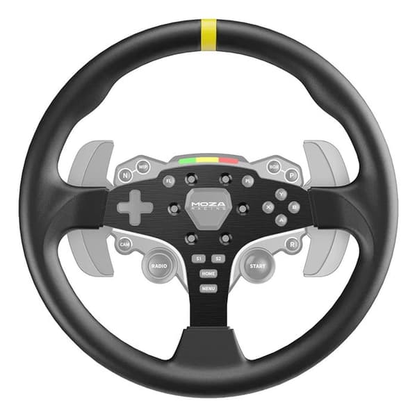 Simulationsrats - MOZA RACING - ES 12 - 12 tum - Läderöverdrag - Multi-plattform