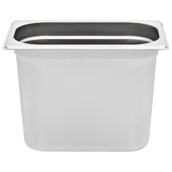 vidaXL Gastronorm-behållare 4 st GN 1/4 200 mm rostfritt stål
