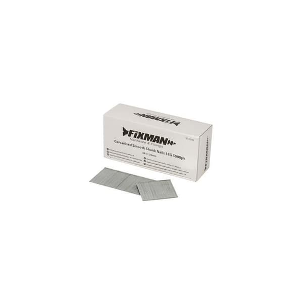 Avslutande spik - Fixman - 974546 - Galvaniserade - Kaliber 18 - 5000 bitar