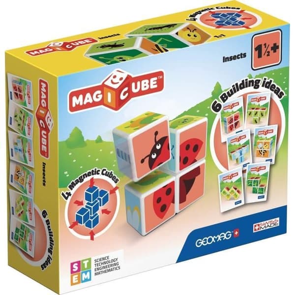 MAGICUBE - Insekter (4 kuber)