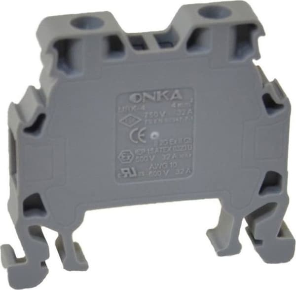 Anslutning - ONKA-1022 - Universell - Skruv - 4mm2 - Grå