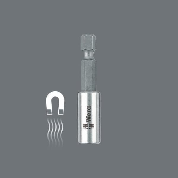 WERA skruvbit - Set med 29 bits + 1/4" bitshållare - Grön