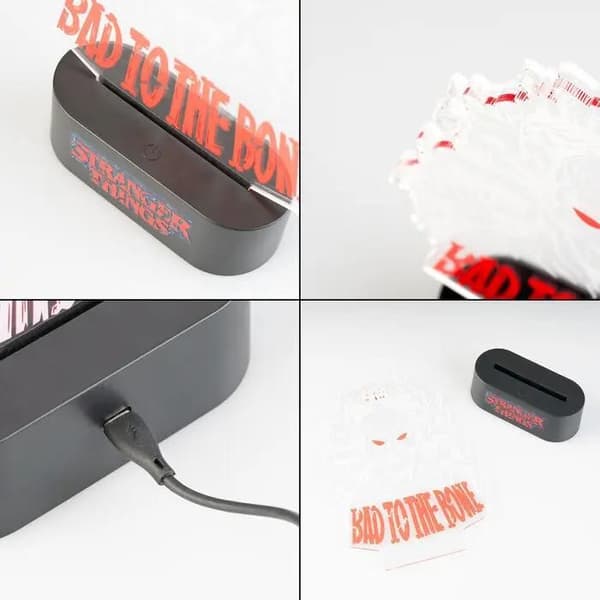LED-lampa Erik Stranger Things Bad To the Bone