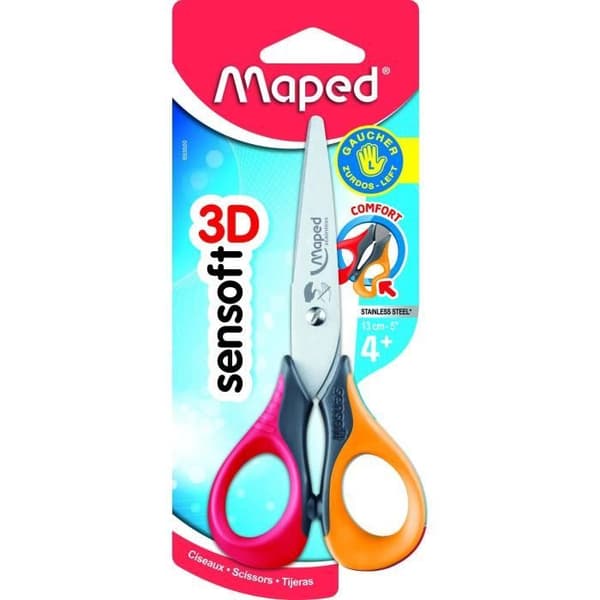 MAPED - Sensoft 13cm vänsterhänt sax med omvända blad