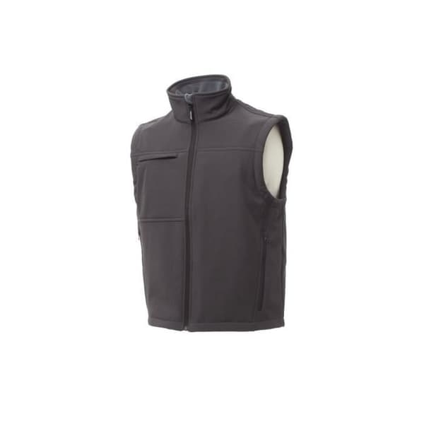 Payper Wear Bering ärmlös jacka - Herr - Antracit - Grå - Soft-Shell - 330 GR/MQ
