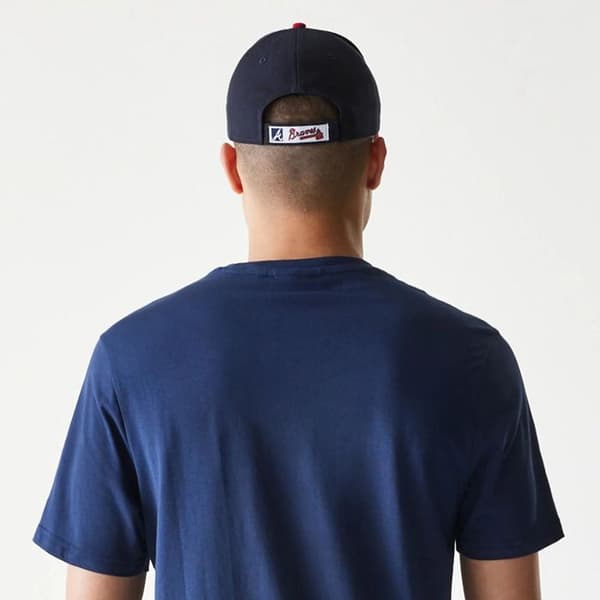 T-shirt Braves Nos MLB Regular - obsidianblå