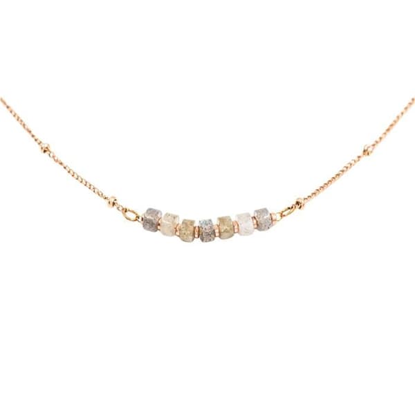 Collier PIANA i Labradoritstenar