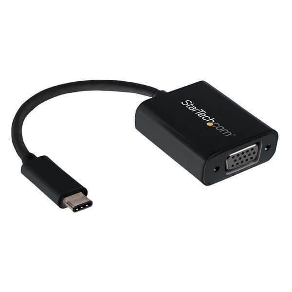 USB-C till VGA videoadapter - StarTech - CDP2VGA - 1920x1200 - Svart - Formatkonverterare